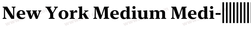 New York Medium Medi字体转换